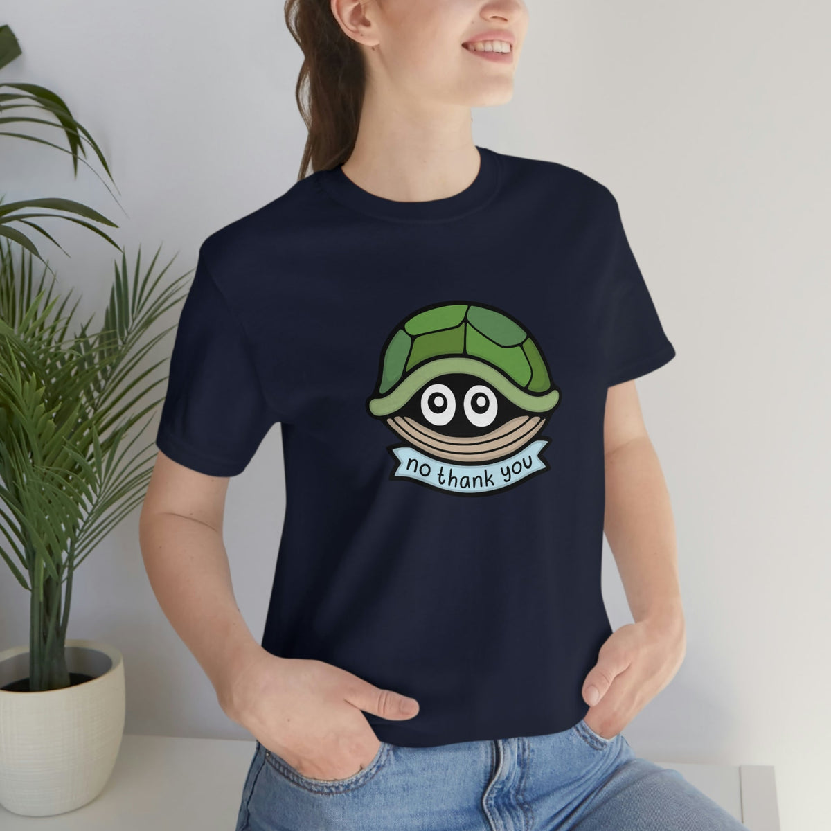 No Thank You Turtle Shirt