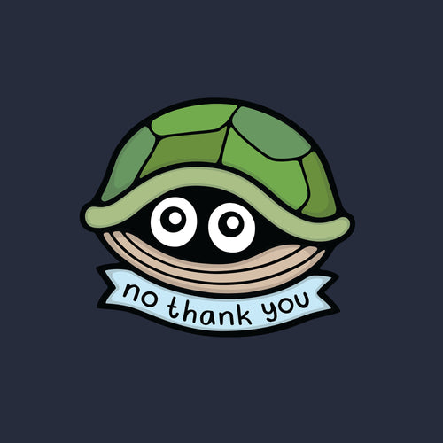 No Thank You Turtle Shirt